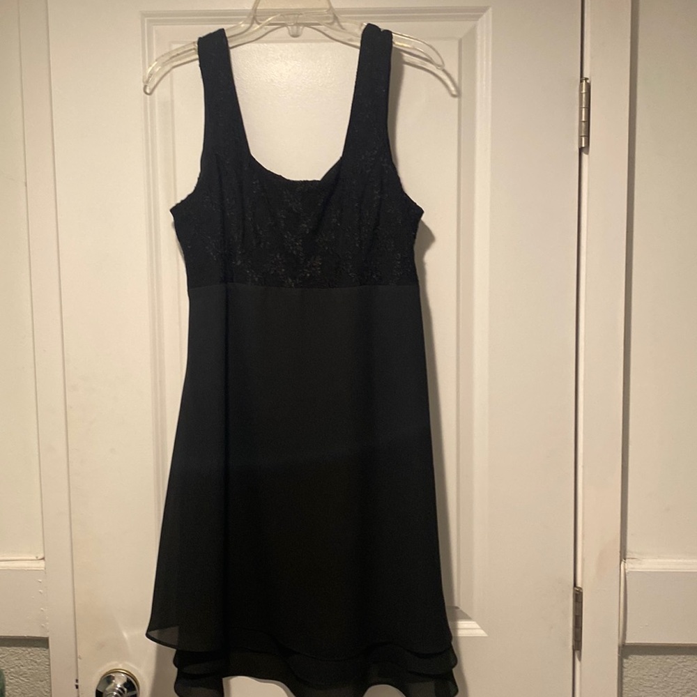 Dress with beautiful lace at the top. .triple tulle at the bottom. .